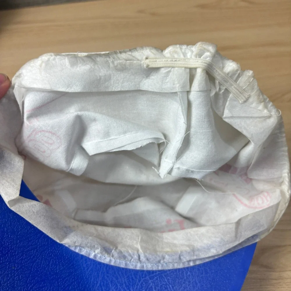 Vintage Hirshfields Paints Hat Fitted Blue White‎ Painters 90s Paint a Thon Y2K